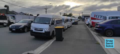 Hazard, vehicle, a report photo