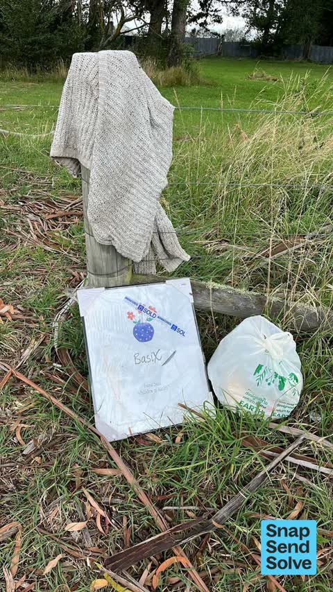 Dumped Rubbish, a report photo