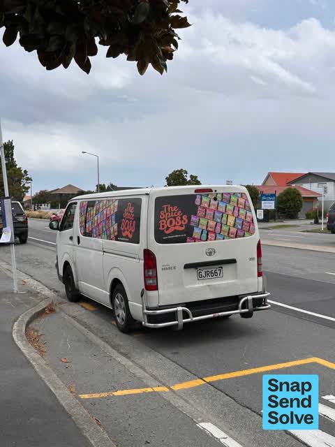 Hazard, vehicle, a report photo