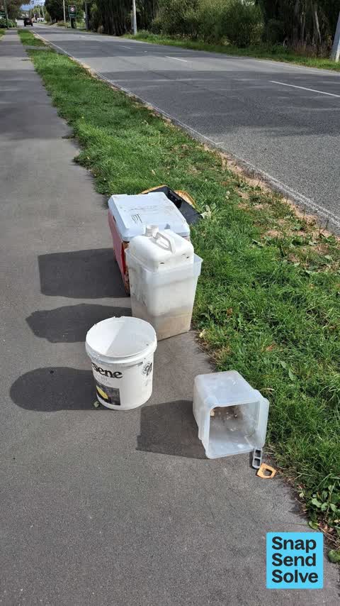 Dumped Rubbish, a report photo