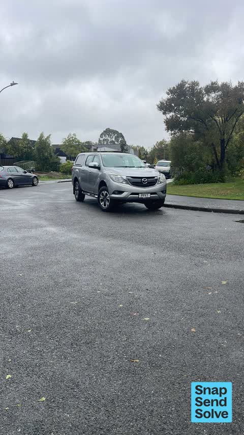 Hazard, vehicle, a report photo