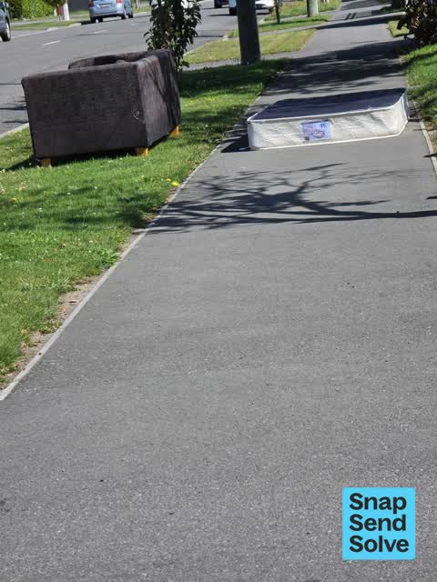 Dumped Rubbish, a report photo
