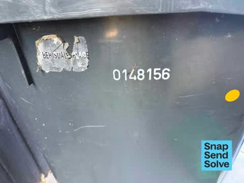 Rubbish and Bins - General, a report photo