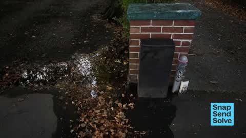 Water Leak, a report photo