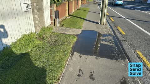 Water Leak, a report photo
