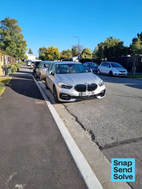 Hazard, vehicle, a report photo