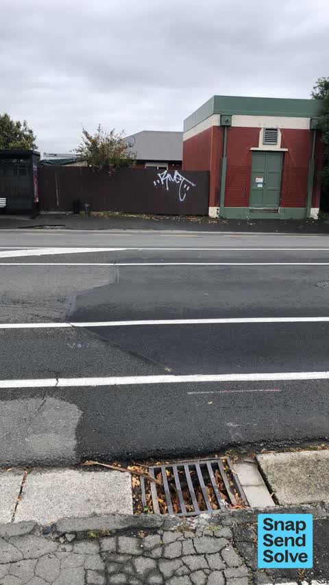 Graffiti on a fence, building or structure — a report photo
