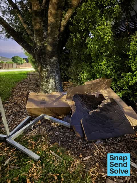 Dumped Rubbish, a report photo