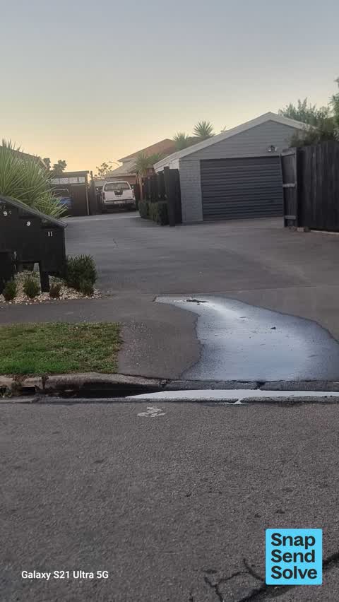 Water Leak, a report photo