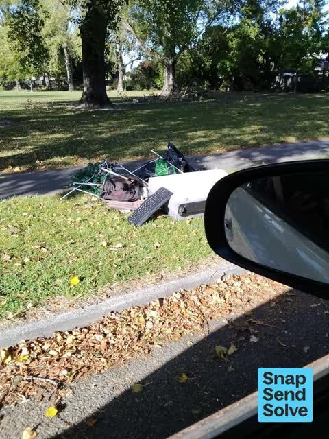 Dumped Rubbish, a report photo