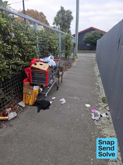 Dumped Rubbish, a report photo