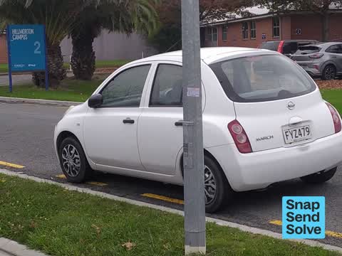 Hazard — vehicle — a report photo