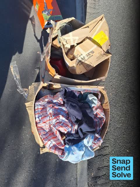 Dumped Rubbish, a report photo