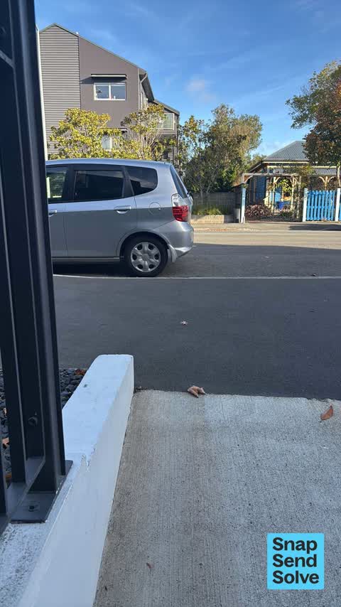 Hazard, vehicle, a report photo