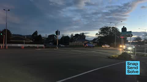 Street Light Outage, a report photo