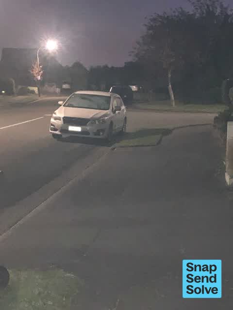 Hazard, vehicle, a report photo