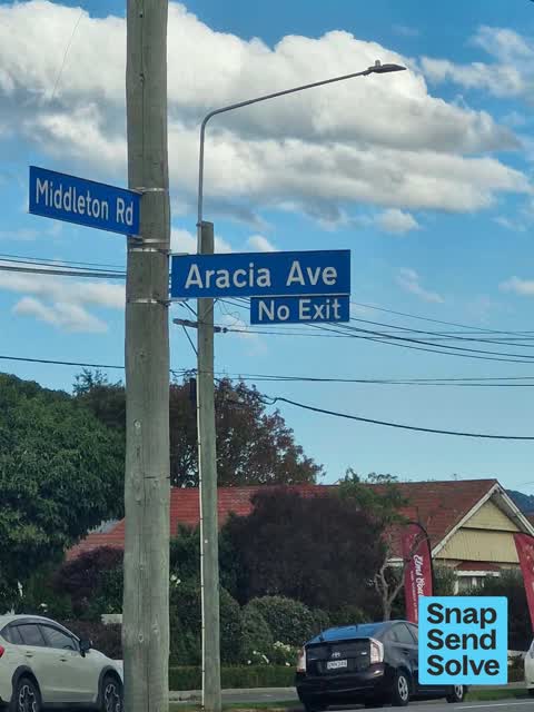 Road Signage, a report photo