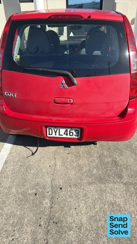 Hazard, vehicle, a report photo