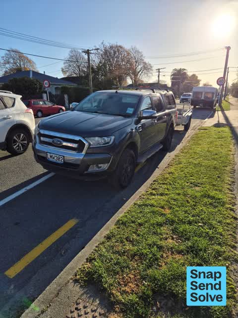Road Blockage, a report photo