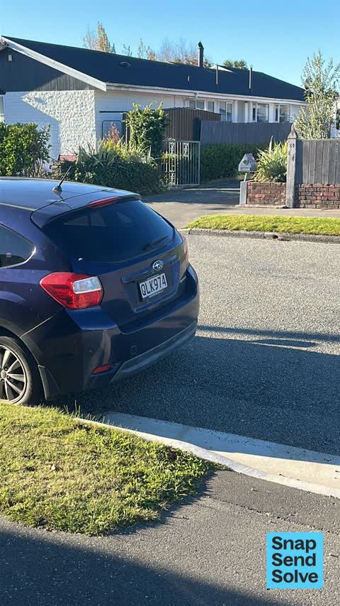 Hazard, vehicle, a report photo
