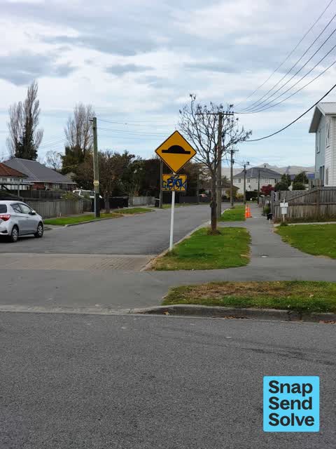 Graffiti on a sign, mural or public art, a report photo