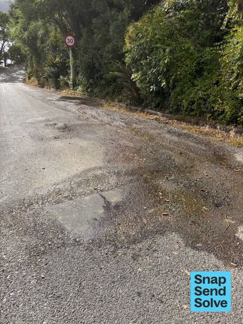 Damaged Road — a report photo