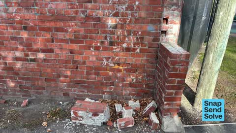 Graffiti on a fence, building or structure — a report photo