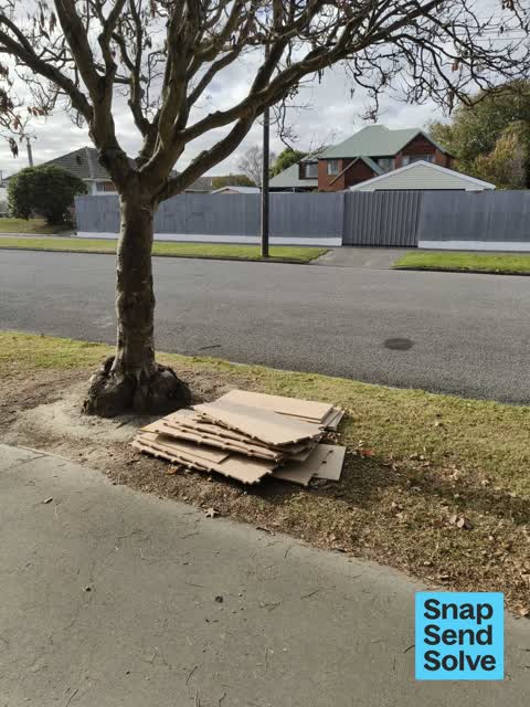 Dumped Rubbish, a report photo