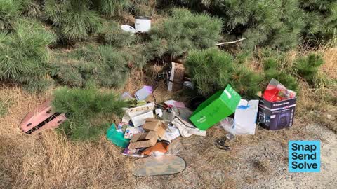 Dumped Rubbish, a report photo