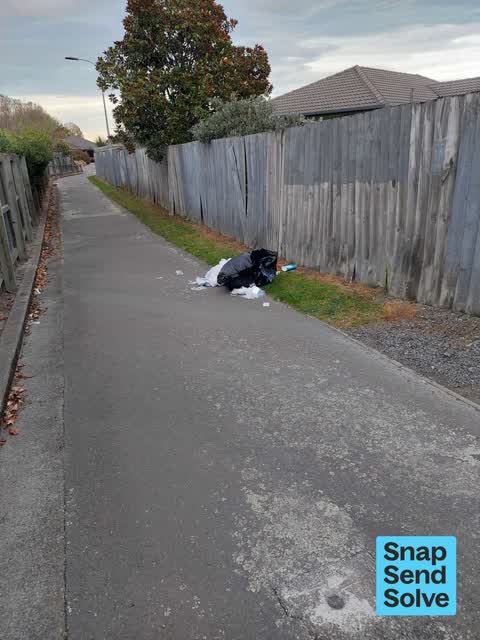 Dumped Rubbish, a report photo