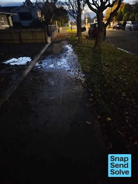 Water Leak, a report photo