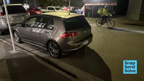 Hazard, vehicle, a report photo