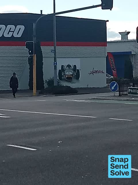 Graffiti on a fence, building or structure, a report photo