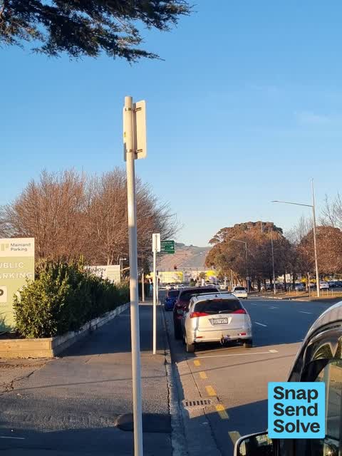 Poles and Signage - General, a report photo