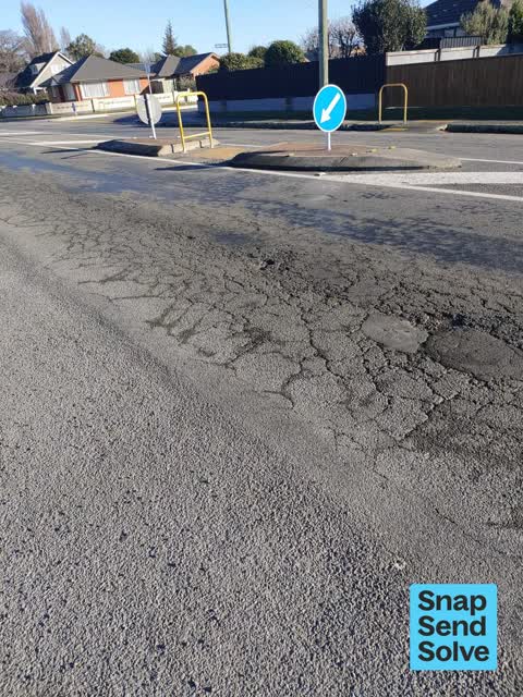 Damaged Road — a report photo