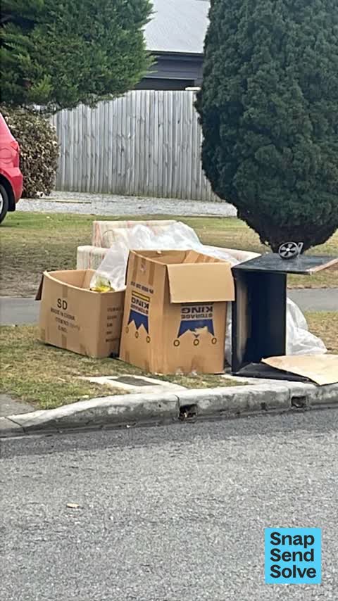 Dumped Rubbish, a report photo