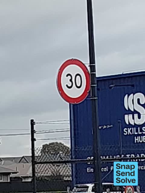 Road Signage — a report photo