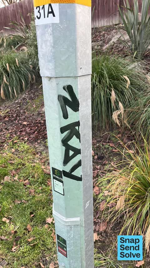 Poles and Signage - General, a report photo
