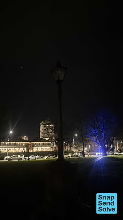 Street Light Outage — a report photo