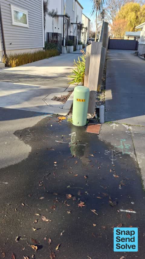 Water Leak, a report photo