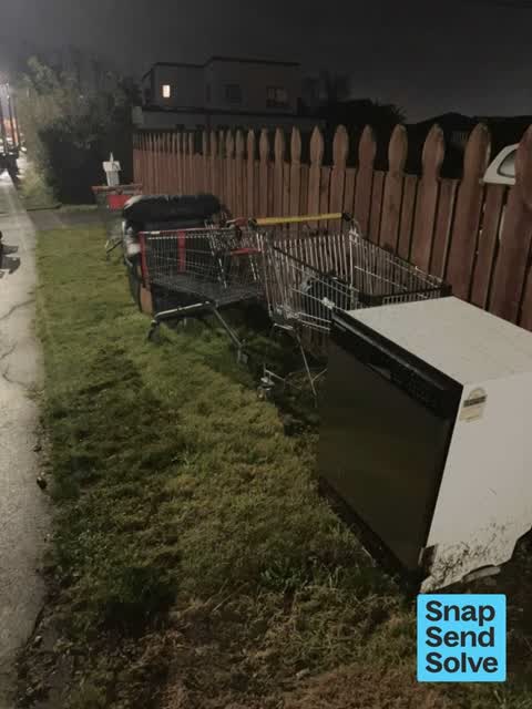 Dumped Rubbish, a report photo