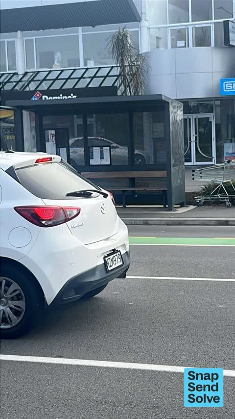 Graffiti on a bus stop or public toilet — a report photo