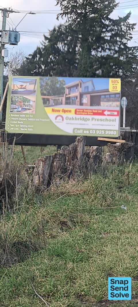 Road Signage, a report photo