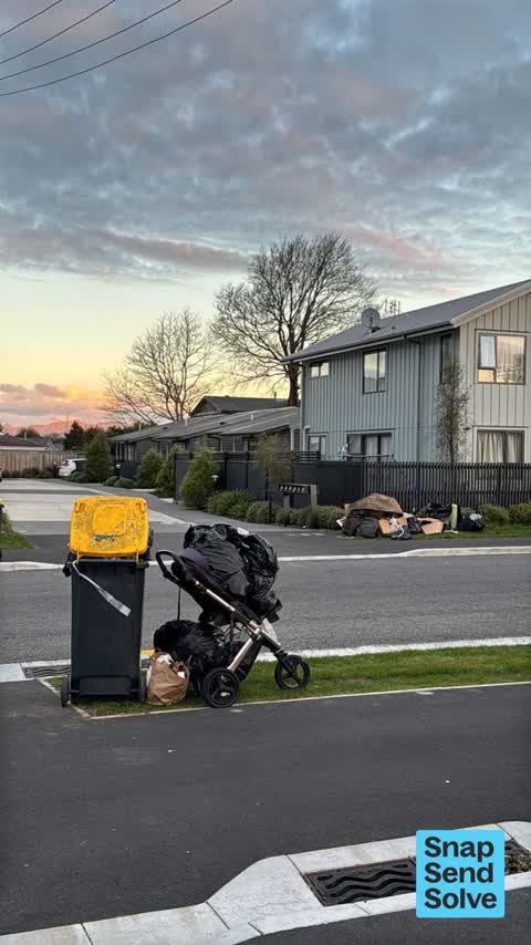 Dumped Rubbish, a report photo
