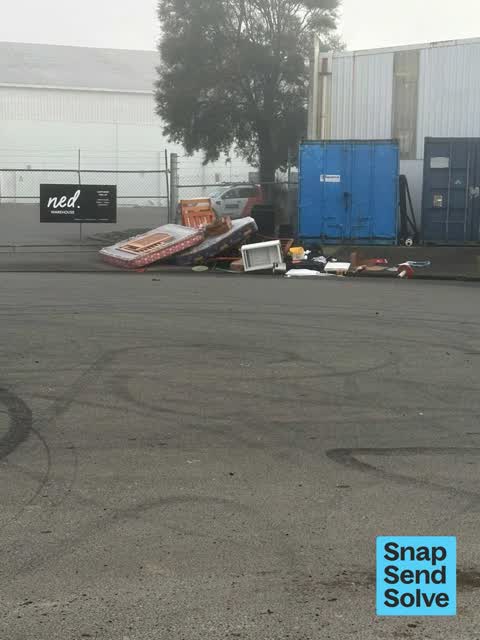 Dumped Rubbish, a report photo