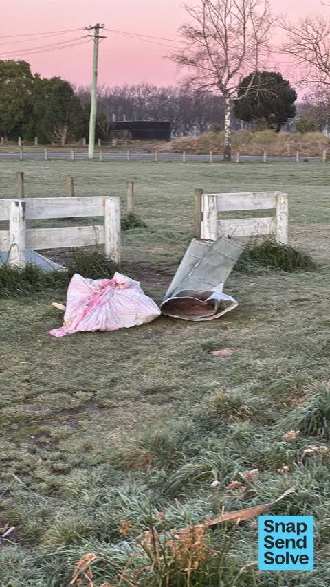 Dumped Rubbish, a report photo