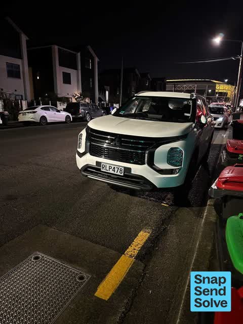 Hazard, vehicle, a report photo