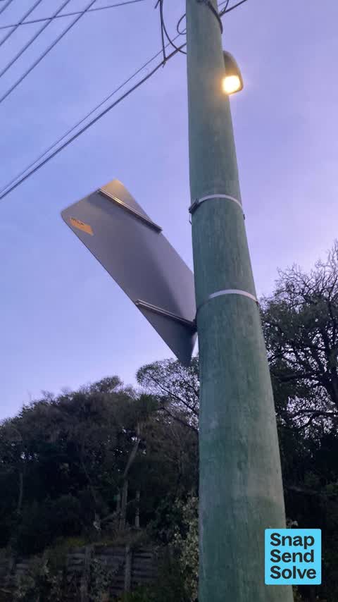 Road Signage, a report photo