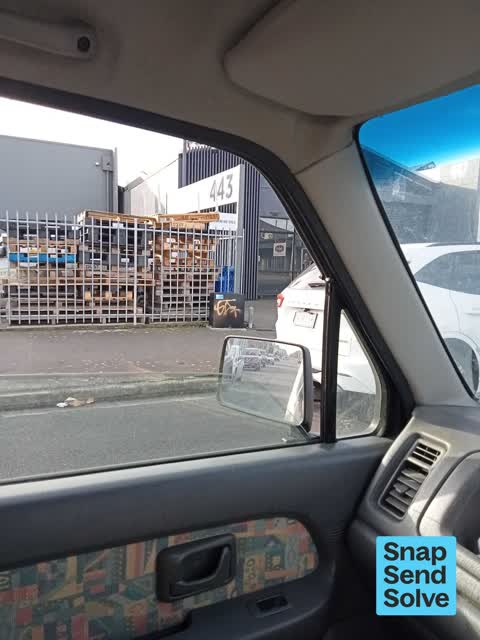 Graffiti on a fence, building or structure, a report photo