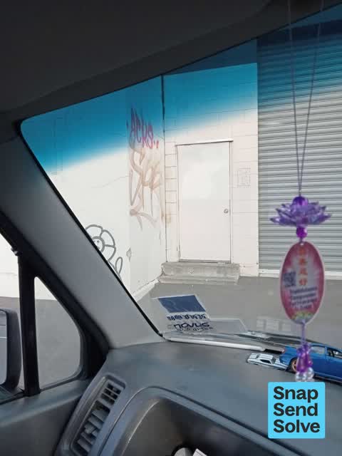 Graffiti on a fence, building or structure, a report photo
